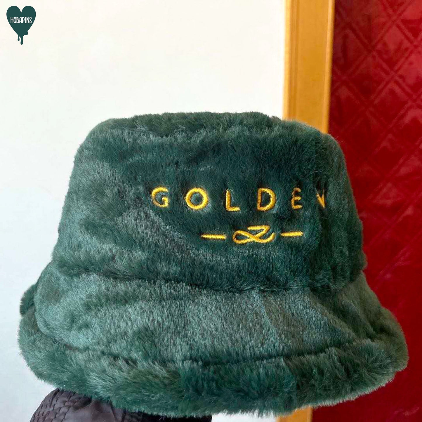 Golden Fuzzy Bucket Hat [PREORDER]