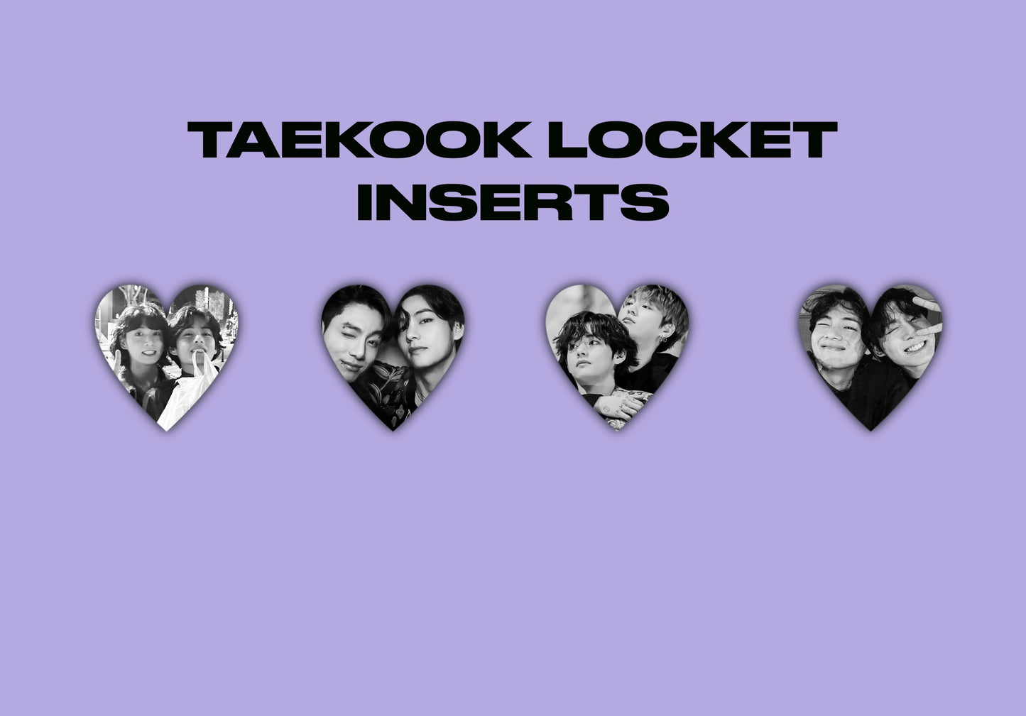 TAEKOOK HEART LOCKET INSERTS [DIGITAL DOWNLOAD]