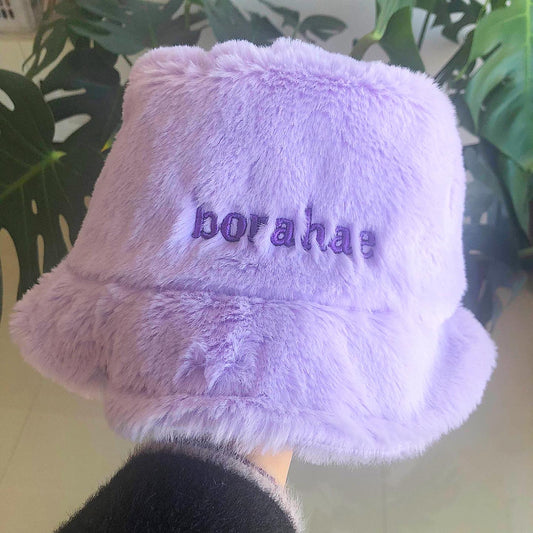 Borahae Fuzzy Bucket Hat